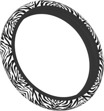 Zebra Steering Wheel Covers Non Slip Neoprene Stripe Pattern Steering Wheel Prot Zebra Steering Wheel Covers Non Slip Neoprene Stripe Pattern Steering Wheel Prot