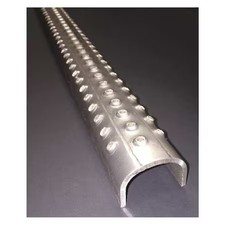 Zoro Select 63A3l125-48.75 Anti-Slip Ladder Rung, 48-3/4" L, 8 Gauge,
