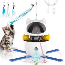 3in 1 Elektrisch Interaktive Katzenspielzeug Katzen Spielzeug Wiederaufladbares