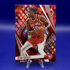 2023-24 Panini Phoenix Basketball Clint Capela Red Ice #138 Atlanta Hawks