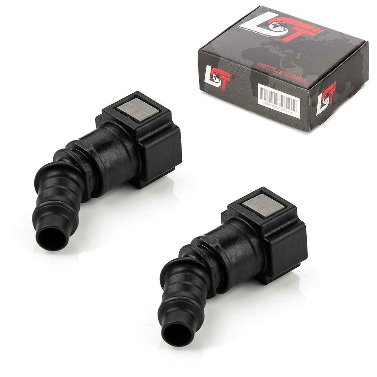 2x Quick Release Fuel Line Hose Coupling 45° 7.89x8mm for VOLVO