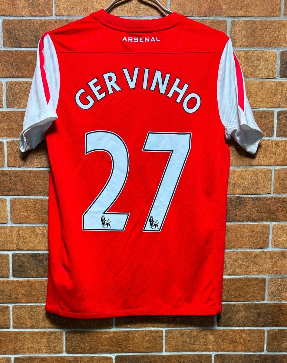 ARSENAL LONDON 2011/2012 HOME 27 GERVINHO JERSEY SHIRT NIKE Sz