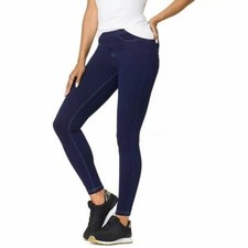 Hue DENIM Classic Stretch Denim Blue Leggings Large