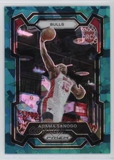 2023-24 Panini Prizm Teal Ice Prizm 186/225 Adama Sanogo #286 Rookie RC 06y2
