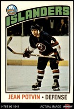 1976 Topps #93 Jean Potvin Islanders 7 - NM