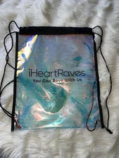 I Heart Raves String Backpack. Festival Rave EDC