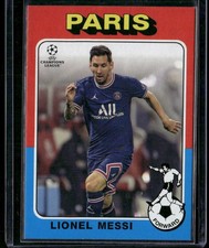 2021-22 Topps UEFA Champions League #75-14 Lionel Messi 1975-76 Retro