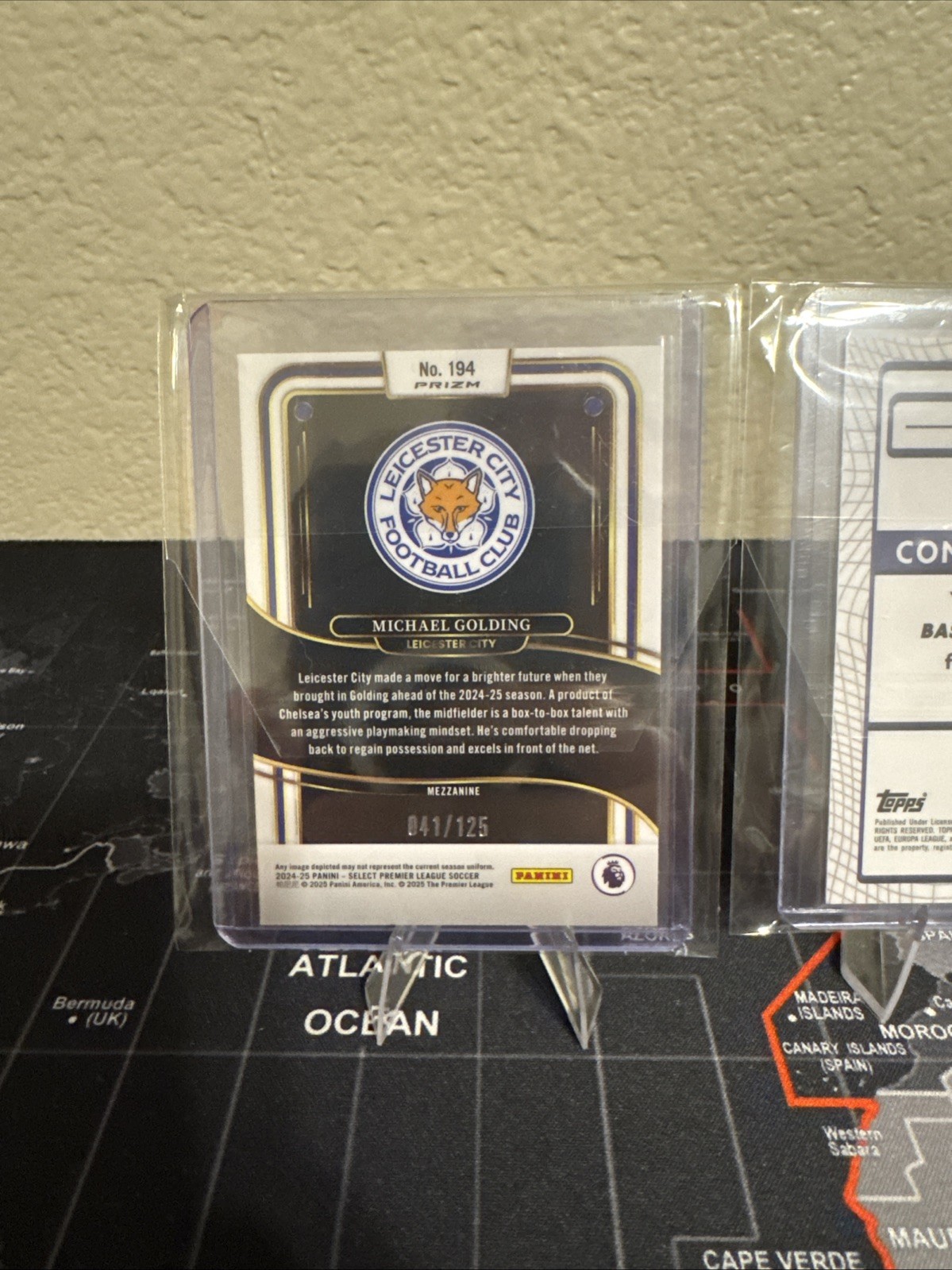 Soccer Numbered/Auto Lot of Leicester City view 7