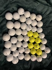 50 Titleist Tour Soft Used Golf Balls, 3A 4A 5A