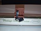 N Scale Santa Fe Longitudinal Hopper Car by Aurora Postage Stamp Trains — photo 3