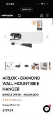 Hiplock Airlock Secured Wall Mount Frame Bike Lock Hanger