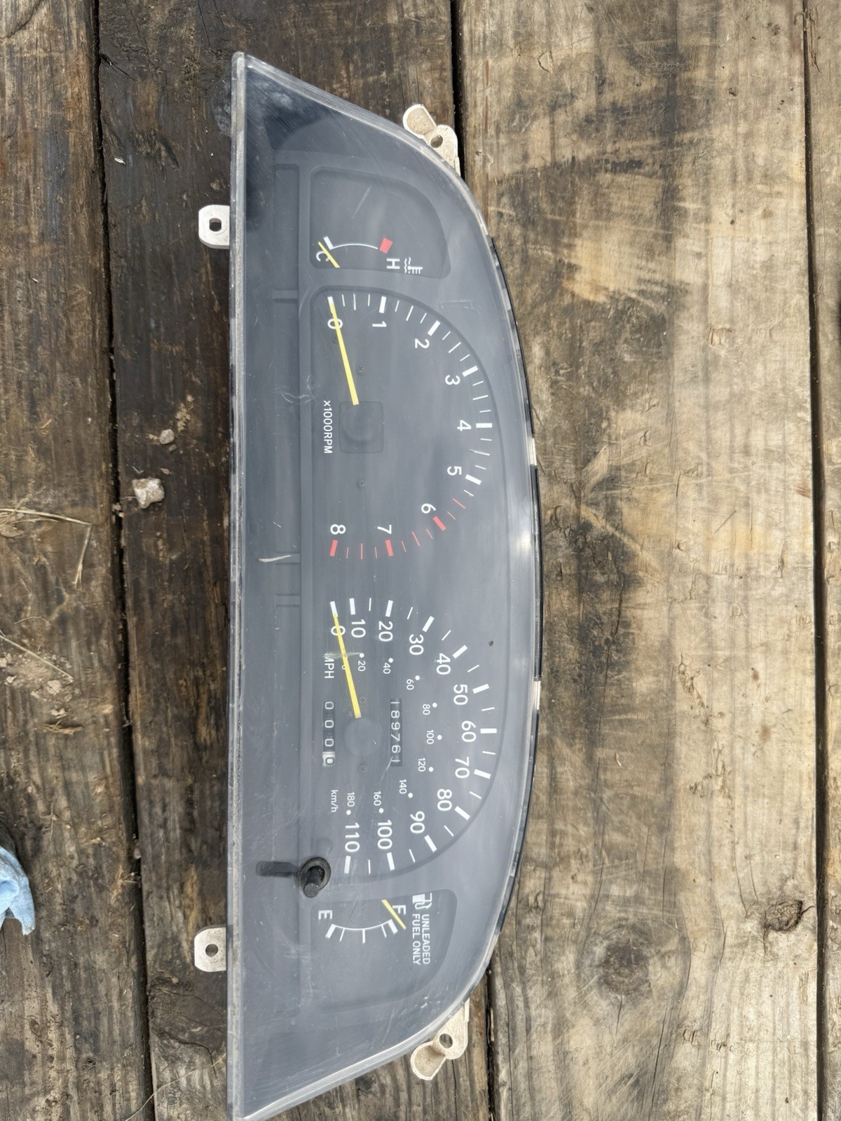 1995 Toyota Tacoma 3.4 M/T Dash Cluster 4x4 OEM 189k