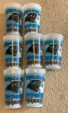 Seven 7 NFL Carolina Panthers Plastic Stadium Beverage Beer Drink Cups 24oz