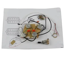 4pcs Prewired Guitar Pickups Prewired Wiring Harness  Pot for Guitar Parts