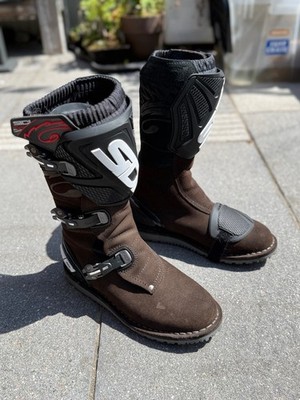 Sidi Trial Zero 2 Motorcycle Boots Brown Size 9 Adventure Boots
