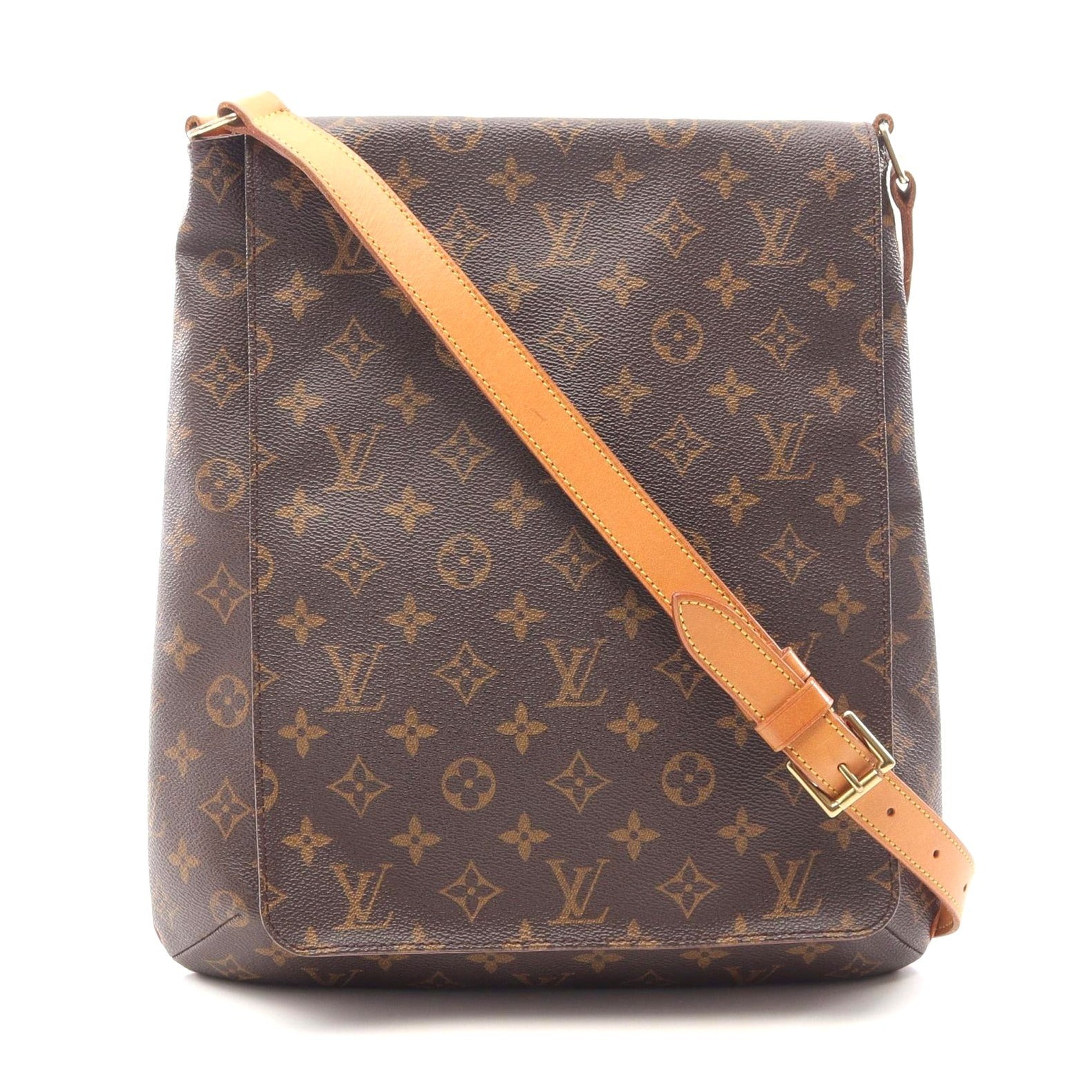 Louis Vuitton Monogram Musette Shoulder Bag Women Brown One Size
