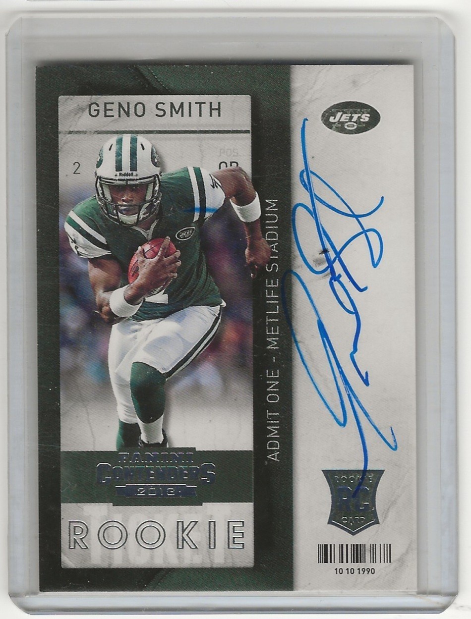 2013 Panini Contenders Geno Smith #211 Rookie Auto RC