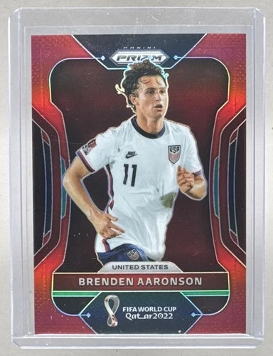 Brenden Aaronson 2022 Panini Prizm World Cup #200 Red /399