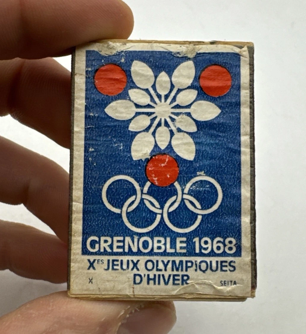 Pull Vintage Ski Olympique Grenoble 1968 - Team Italy - Taille XL - Occasion Rare - Made In Italy