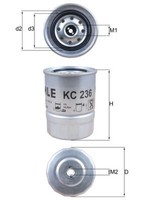 NEU - Mahle KC236 Kraftstofffilter Passend FüR Nissan