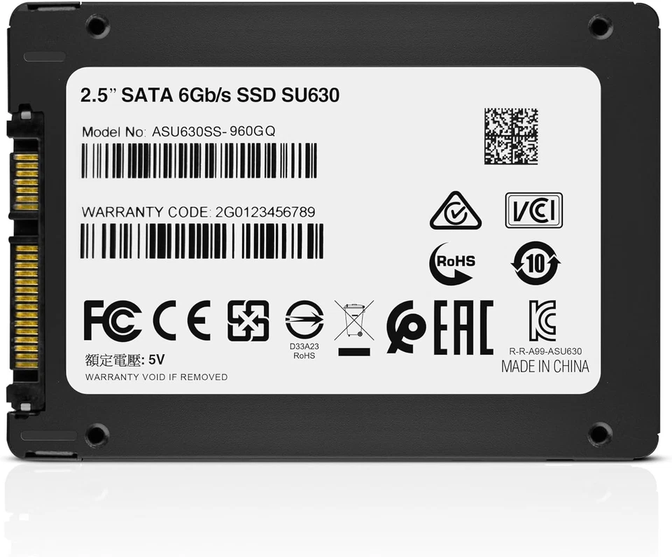 ADATA Ultimate SU630 960GB Solid State Drive, Black 960 GB - Image 4 of 4