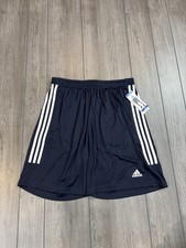 Men  s Brand New With Tags Adidas Navy Blue Basketball Shorts, Size Large