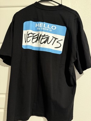 Black Vetements Oversized T-Shirt