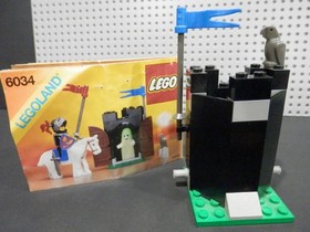 LEGO 6034 Black Monarch's Ghost -Black Knights Castle- With Instructions