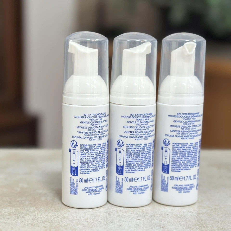 Orlane B21 Extraordinaire Espuma Limpiadora Suave 50 ml Desmaquillante Facial Ojos Foto 2 de 4