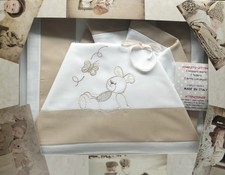 COMPLETO LENZUOLO LETTINO NEONATO BAMBINO (SET 3 PEZZI: SOPRA+SOTTO+FEDERA)