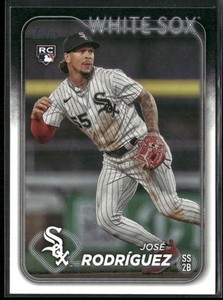 2024 TOPPS JOSE RODRIGUEZ RC CHICAGO WHITE SOX #86