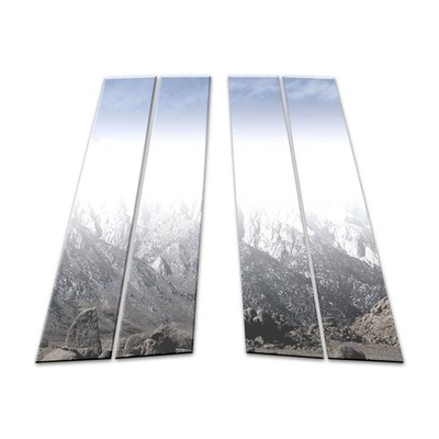 4pc Stainless Steel Pillar Post Covers for 2016-2022 Chevrolet Malibu