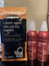  2 B.Tan Just Shut Up and Kiss Me Medium to Tan Whipped Gradual Tan  Tan Mitt