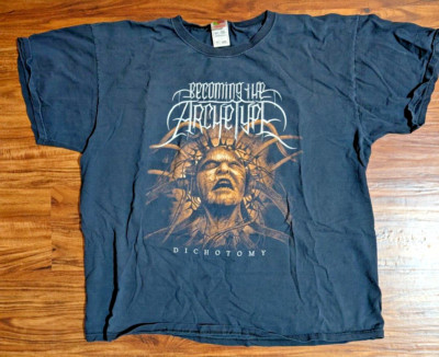 Becoming The Archetype ''Dichotomy'' Black Band Shirt Size 2XL