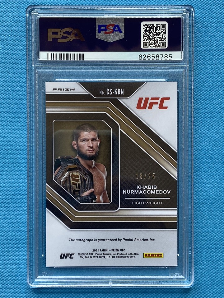 Affiche UFC Signée Khabib Nurmagomedov – Fight Night – Memorabilia Authentique (Années 2000)