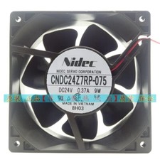 Nidec CNDC24Z7RP-075 12038 24V 0.37A 12CM 9W 2-Wire Cooling Fan