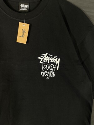 Stussy XL グラフィックTシャツ ブラック Stussy Osaka tee — SOLD ❌