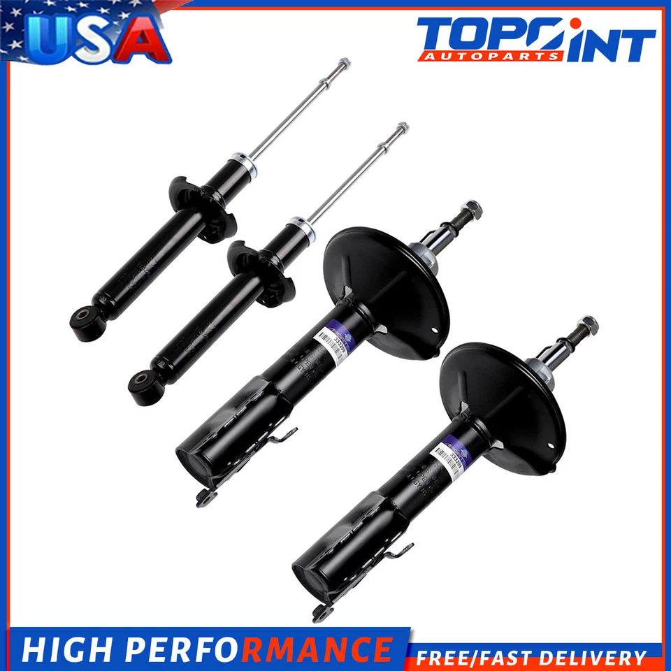 Amortiguadores puntales delanteros y traseros para Toyota Tercel Paseo 1995-1999 tracción delantera Foto 2 de 4