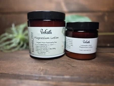 Organic Lavender Mint Magnesium Lotion Great 4 Eczema,Pain Relief &Sleeplessness
