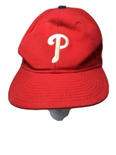 Trucker Baseball Cap SnapBack PHILLIES BASEBALL STAIN ON BRIM AND BAND INSIDE
