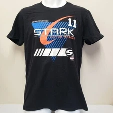 Marvel Stark Industries Motor Racing Mens Tshirt Size Medium