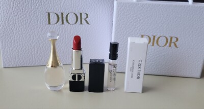 DIOR Exclusive Mini Gift Set J'Adore & GRIS Eau de Parfum Rouge 999 Lip Stick 