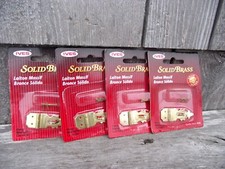Set of 4 -Ives Brass Decorative Hasp for Small Chests Jewelry Box 1-7/8" C9110b3