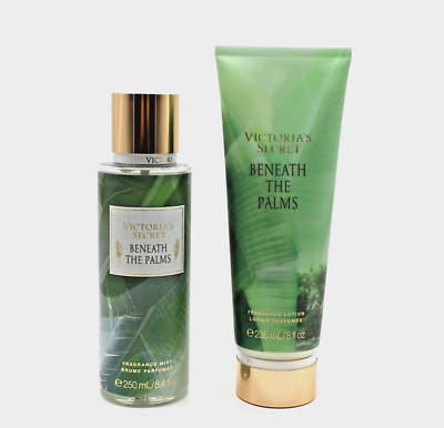 Victoria s Secret Beneath The Palms Fragrance Mist & Lotion Set for Women   NEW