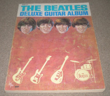 The BEATLES DELUXE GUITAR ALBUM Songbook 1966 Guitar Drums Classical 224 Pages