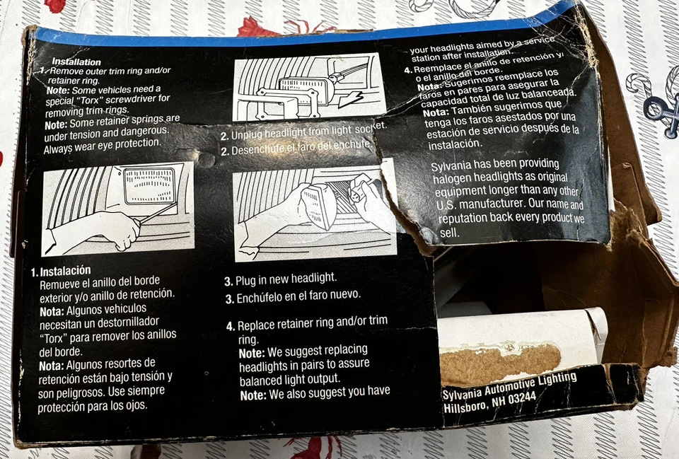 Sylvania галогенная фара H6054 — дальний/ближний свет для системы фар 2 - Изображение 4 из 4