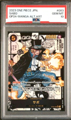 PSA 10 One Piece Card Game Sabo OP04-083 SR Super Parallel PSA 10 One Piece Card Game Sabo OP04-083 SR Super Parallel