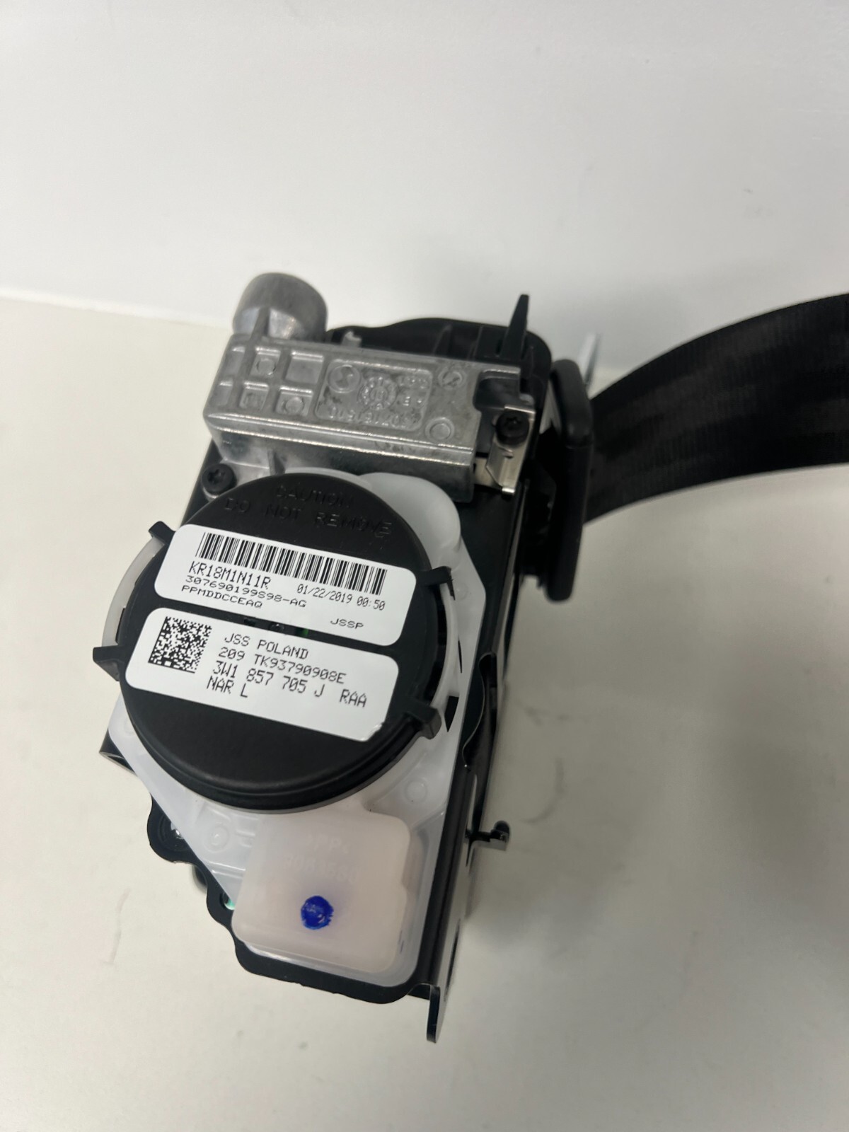 Bentley SAFETY BELT BELUGA Part Number: 3W1857706JRAA NAR L NEW OEM