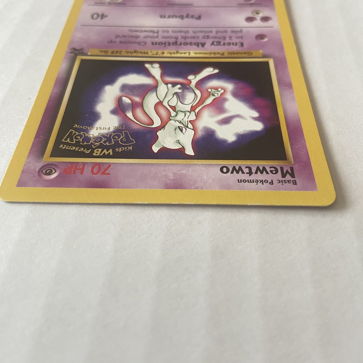 MEWTWO Movie Promo 1999 Pokemon Card #3 Black Star Gem Mint Rare | eBay