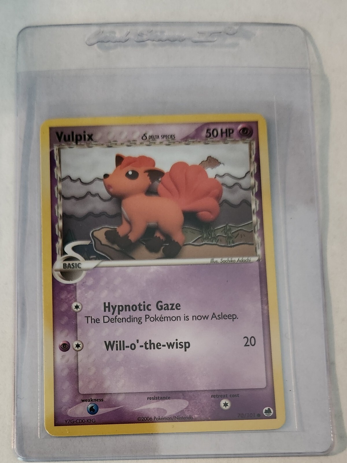 Pokémon TCG Vulpix (Delta Species) EX Dragon Frontiers 70/101 Regular Common